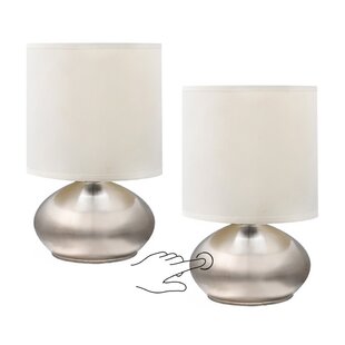 Touch Lamp Stunning Effect Elegant Glass and Chrome Desk LED Compatible Dimmable 