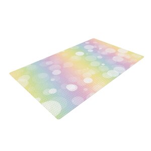 Prism Bokeh Rainbow/Pastel Area Rug