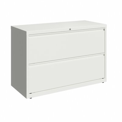 Harietta 2 Drawer Lateral Filing Cabinet Comm Office Finish White