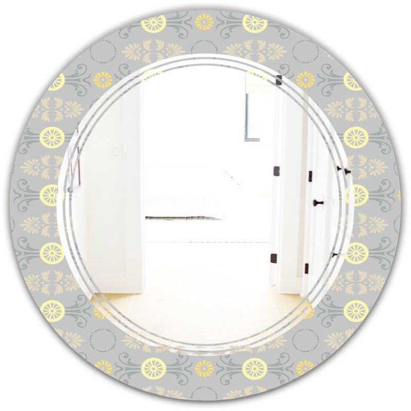 East Urban Home Cornflower Triple C Cottage Americana Frameless Wall Mirror Wayfair