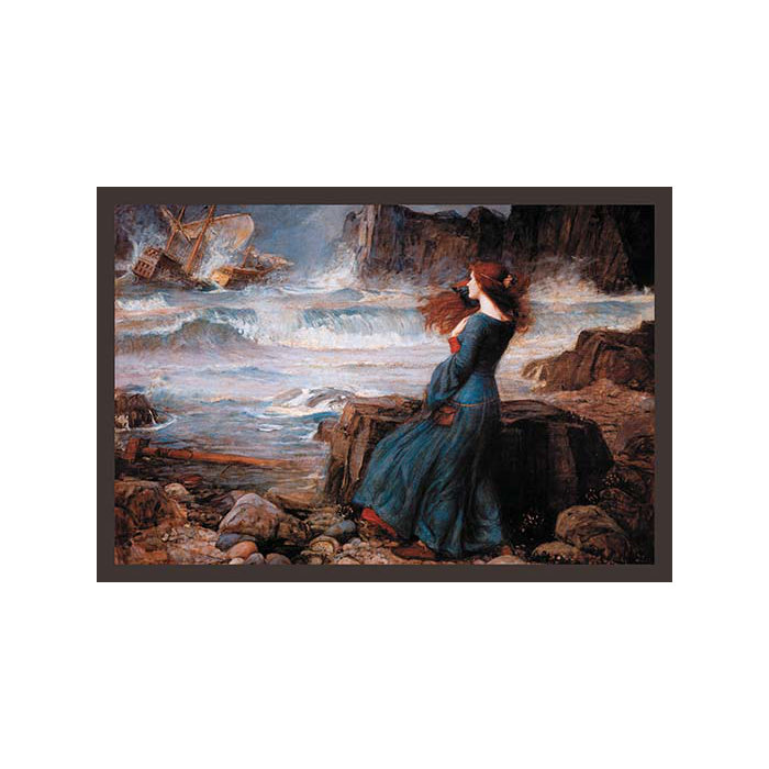 Buyenlarge Miranda And The Tempest By John William Waterhouse