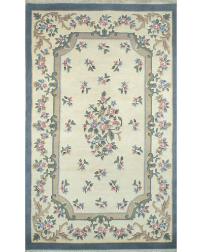 American Home Rug Co French Country Aubusson Ivory Blue Area French Country Aubusson Ivory Blue Area Rug