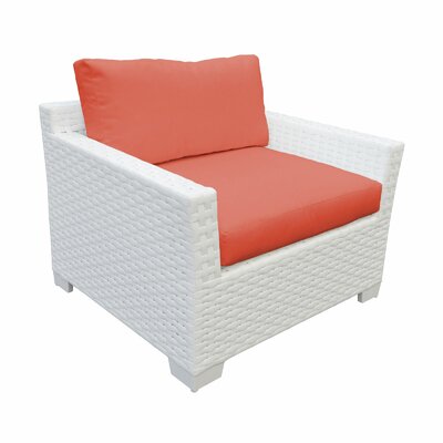 Monaco Patio Chair With Cushions Tk Classics Cushion Color Tangerine