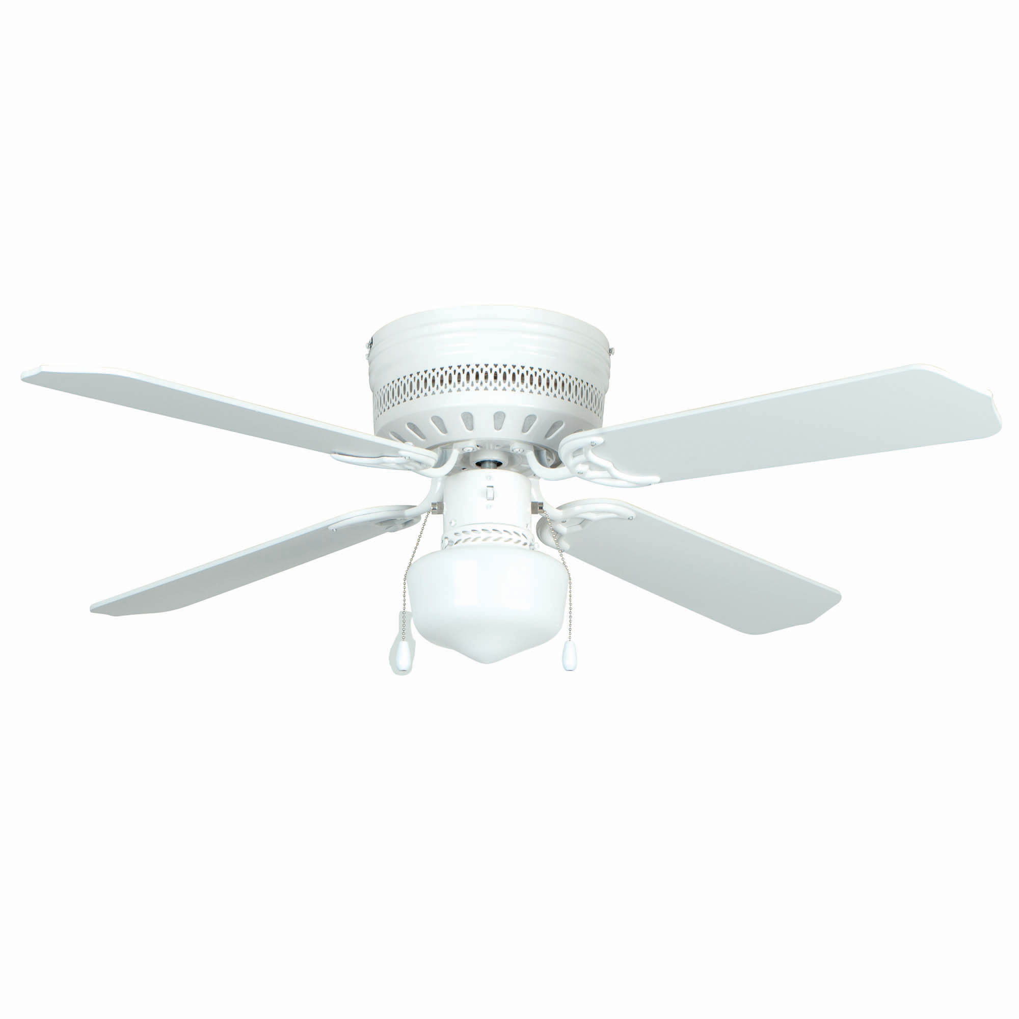 4 Blade Ceiling Fan With Light       : Eglo Lighting 35039 Tiggano Single Light 4 Blade Metal Ceiling Fan Light In Aged Brass Finish Castlegate Lights / This fan is operated from a remote control, so you can change the light and speed from a far.