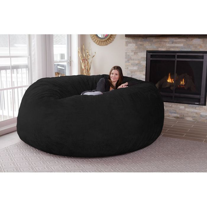 Microsuede Extra Large Bean Bag Chair Microsuede Extra Large Bean Bag Chair