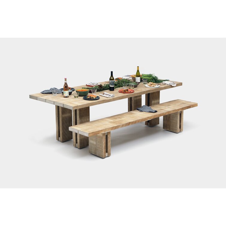 timber picnic bench