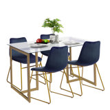 Borrayo 5 Piece Dining Set by Brayden Studio®