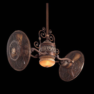 Twin Ceiling Fans You Ll Love Wayfair 42 Gyro 6 Blade Led Ceiling Fan With Remote