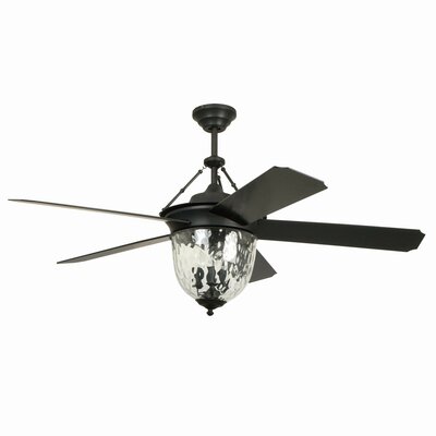 Fleur De Lis Living 52 Inch Harada Hangdown 5 Blade Smart Ceiling