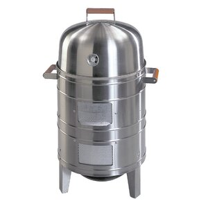 Southern County Stainless Steel Charcoal Smoker