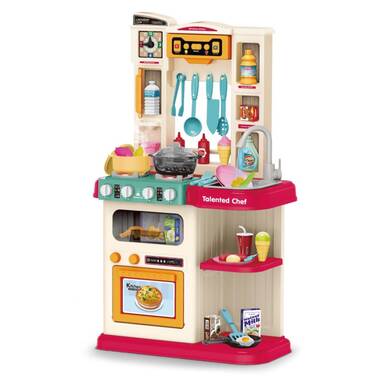 Kitchen Playset Pretend Play Toy Cooking Set for Toddlers Kids Solid Wood 