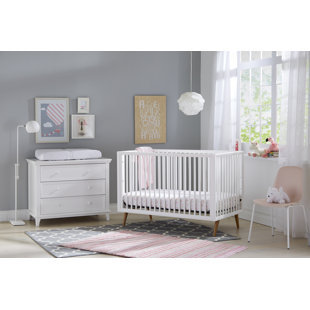 baby crib and dresser