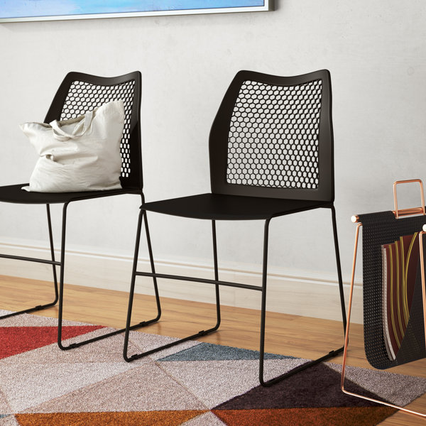 Black Caresoft 350 lbs Capacity Doctor Office Reception Area Guest Chair 