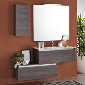 Urban Designs 150 cm Wandmontierter Waschtisch T..