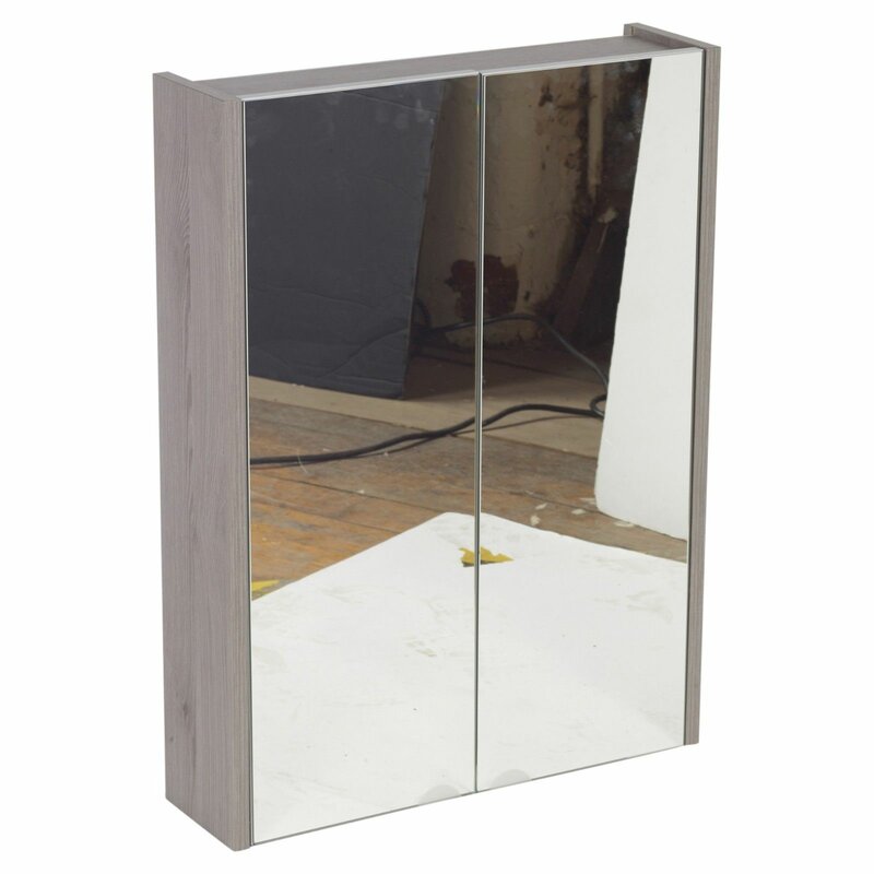 Symple Stuff Two Door Mirror Cabinet Wayfair Co Uk