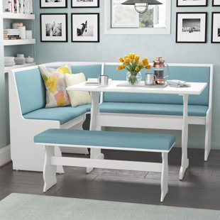 Olivia 3 Piece Breakfast Nook Dining Set