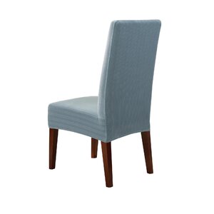 Stretch Pinstripe Dining Chair Slipcover