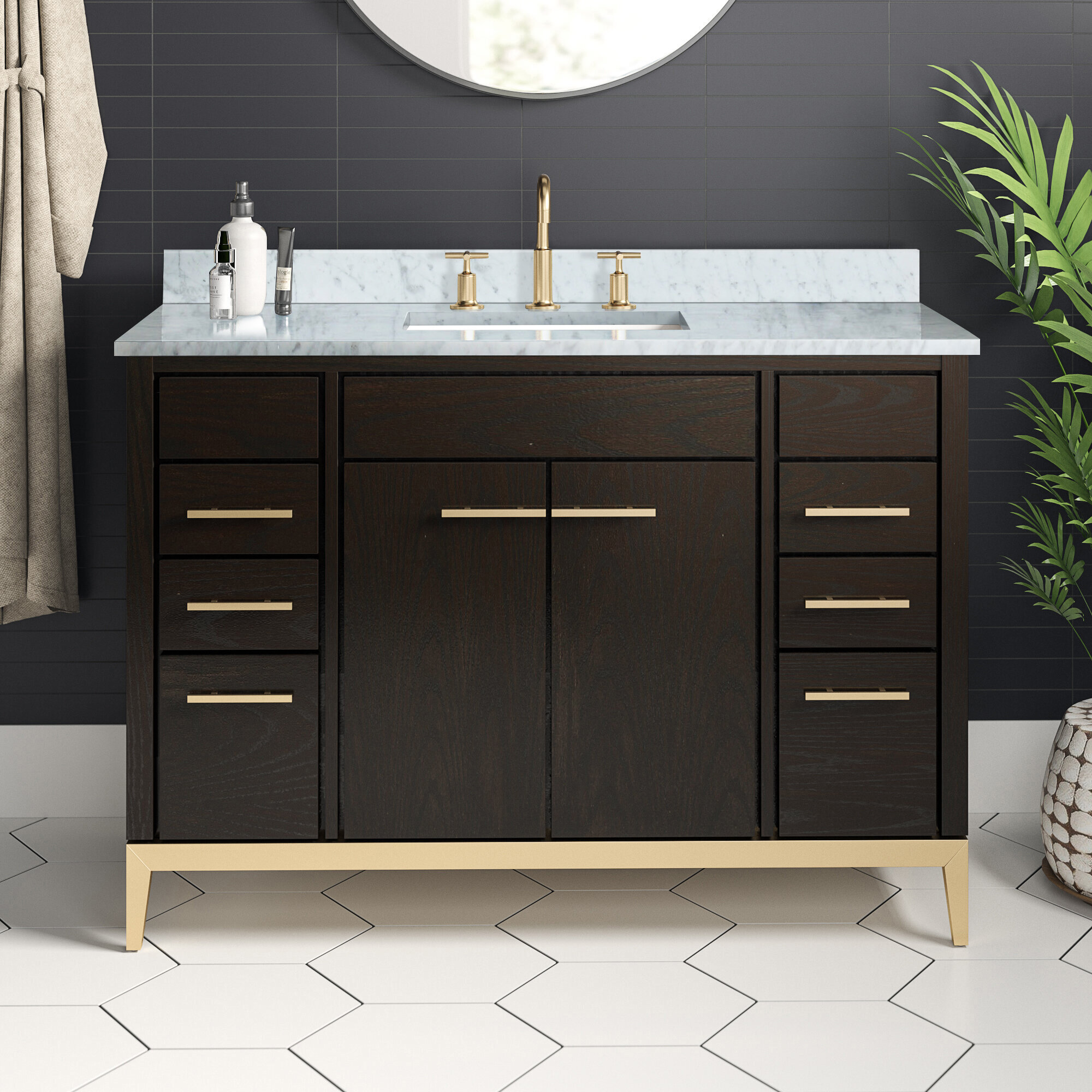 Gabriola 49 Single Bathroom Vanity Set Reviews Allmodern