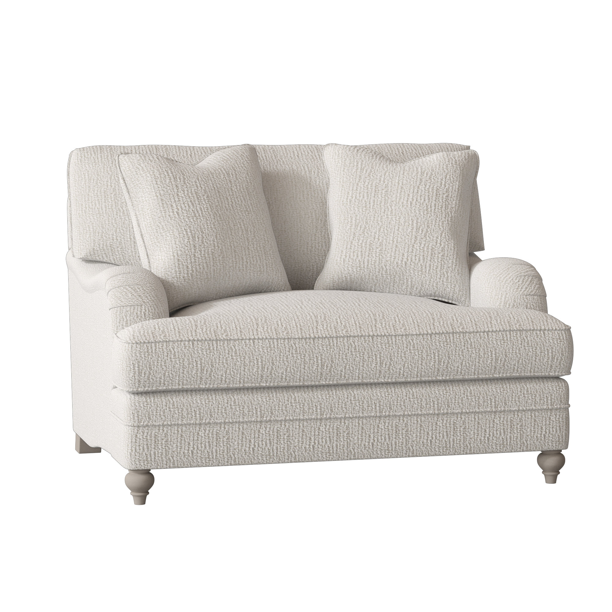 white chair and a half