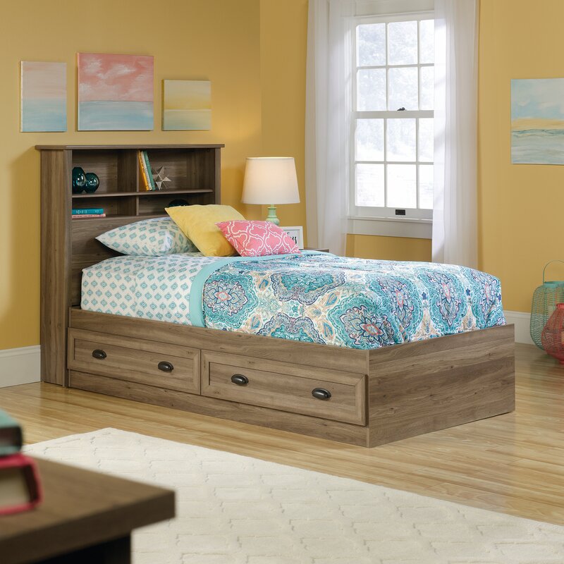 cabin bed with headboard storage