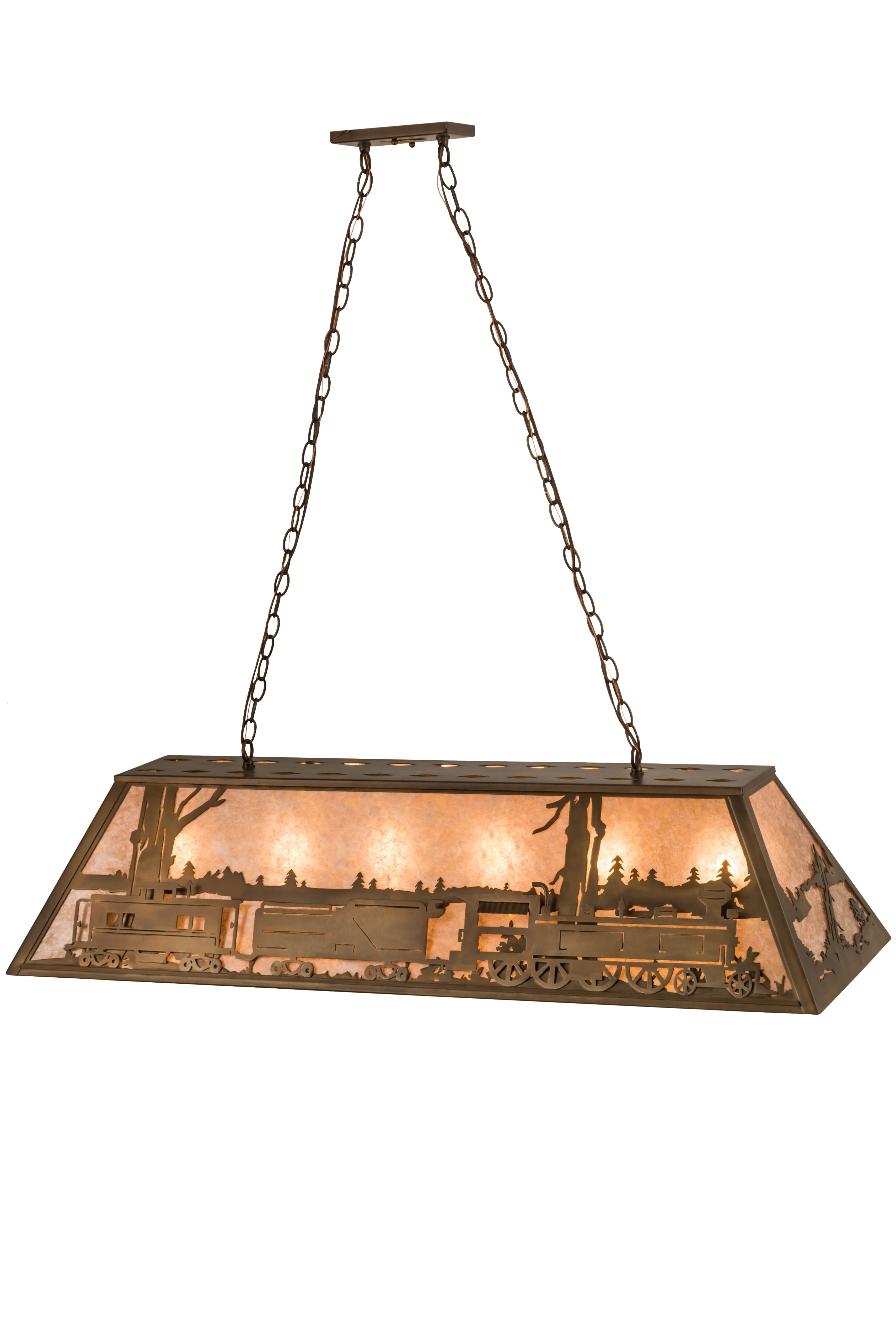 copper pool table light
