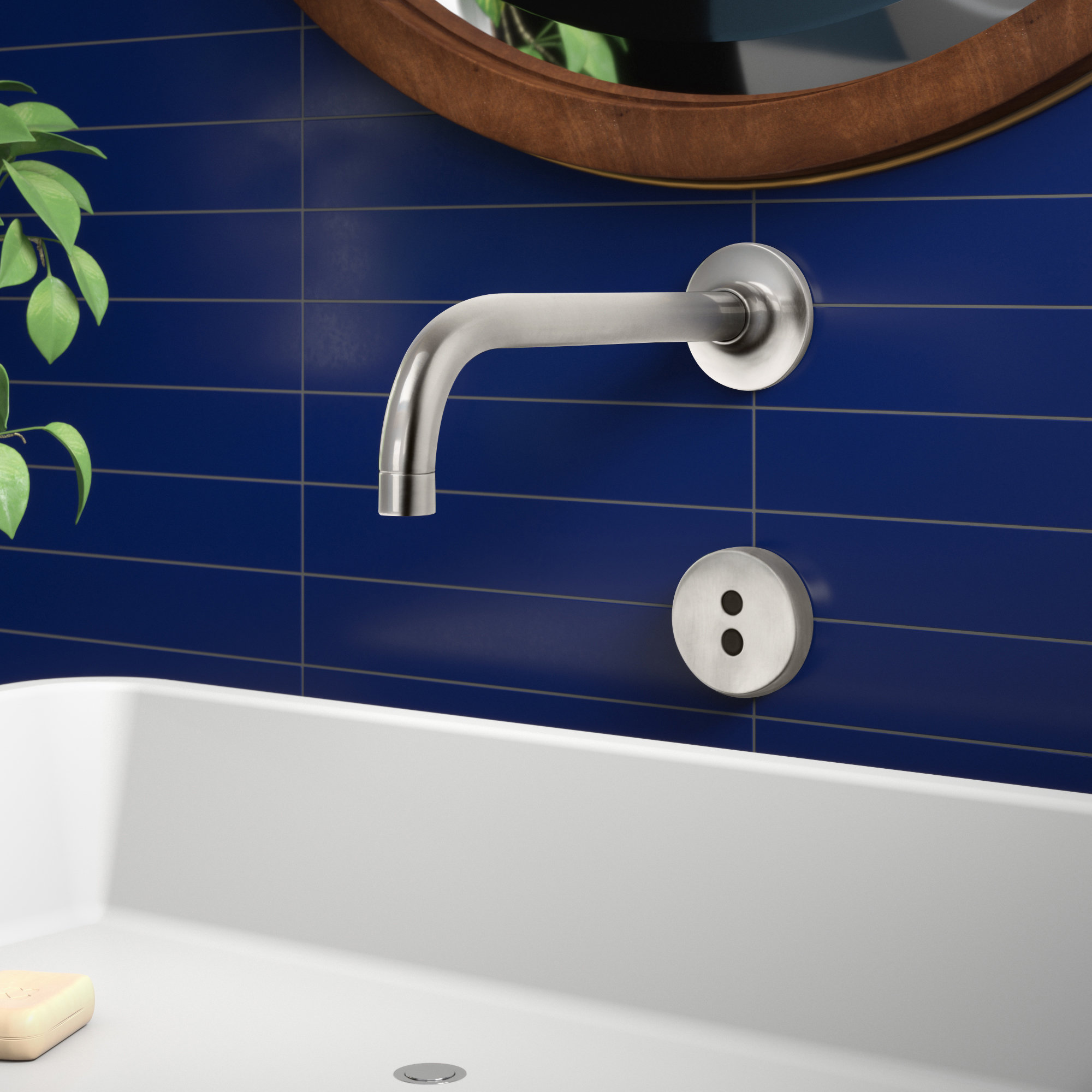 Kohler Purist® WallMount Commercial Bathroom Sink Faucet Trim with 9