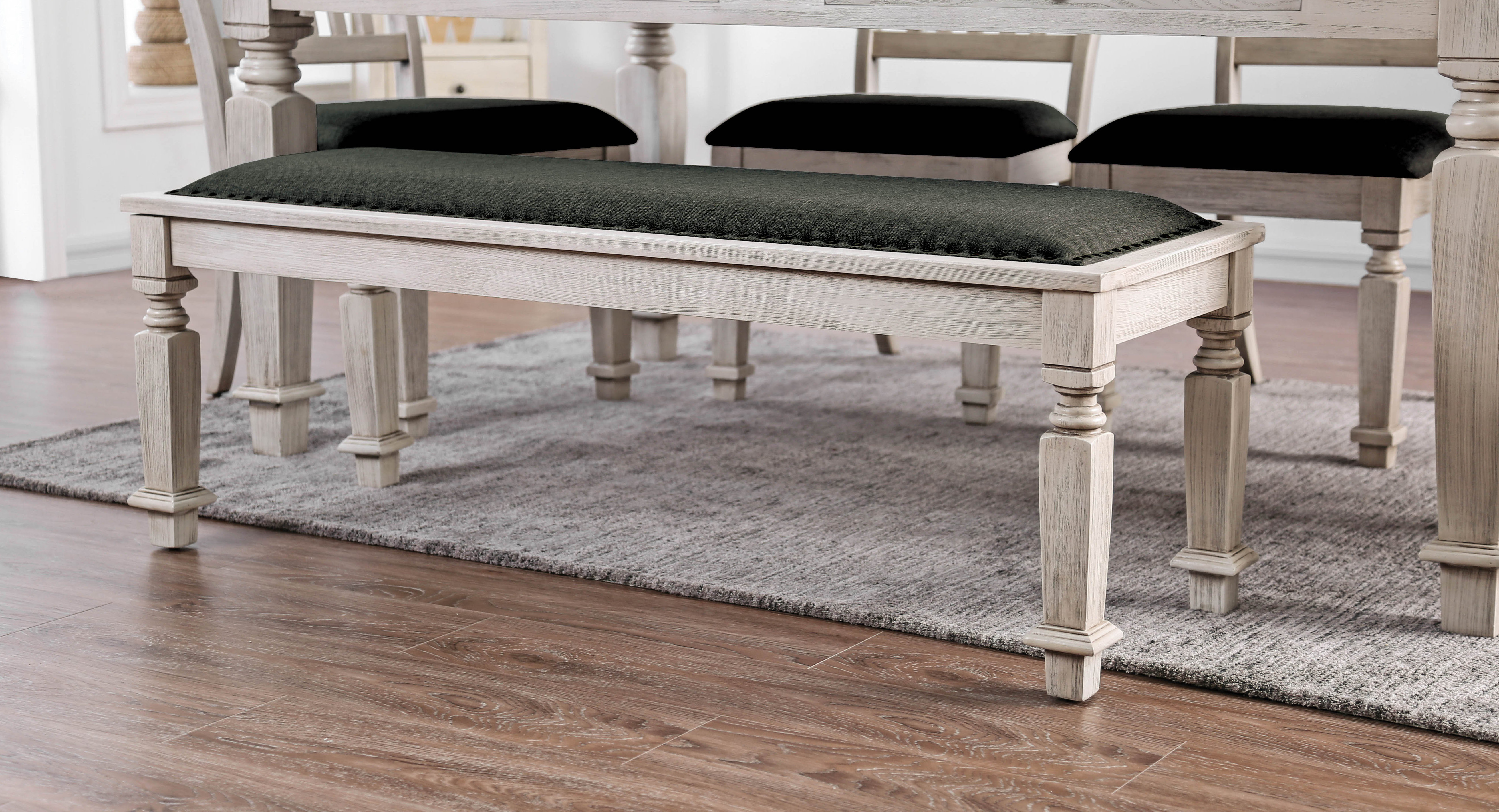 Ophelia Co Tomas Wood Upholstered Bench Reviews Wayfair