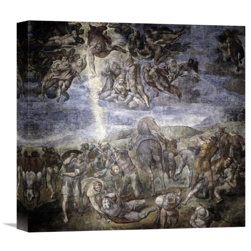 Global Gallery The Conversion Of Saul By Michelangelo Painting