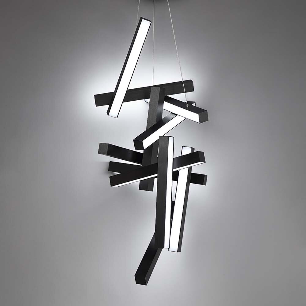 Modern Forms Chaos 12 Light Sputnik Modern Linear Chandelier Wayfair