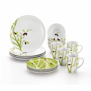 Seasons Changing 16 Piece Dinnerware Set Service for 4