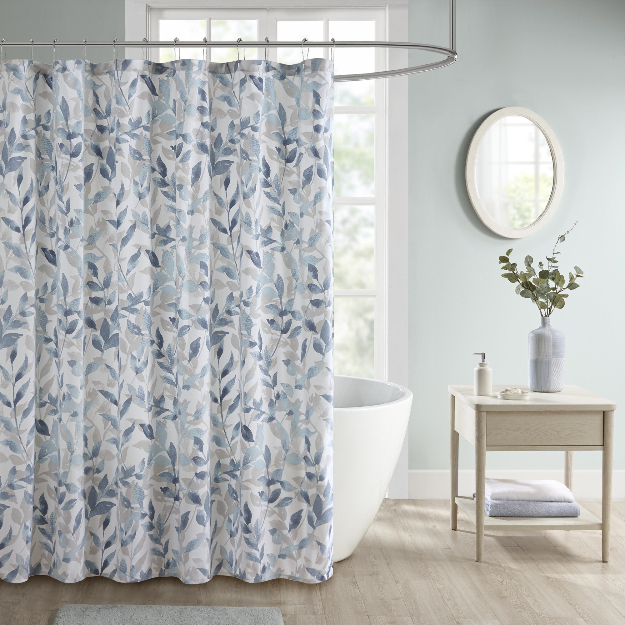 Canora Grey Roddy Floral Single Shower Curtain Reviews Wayfair