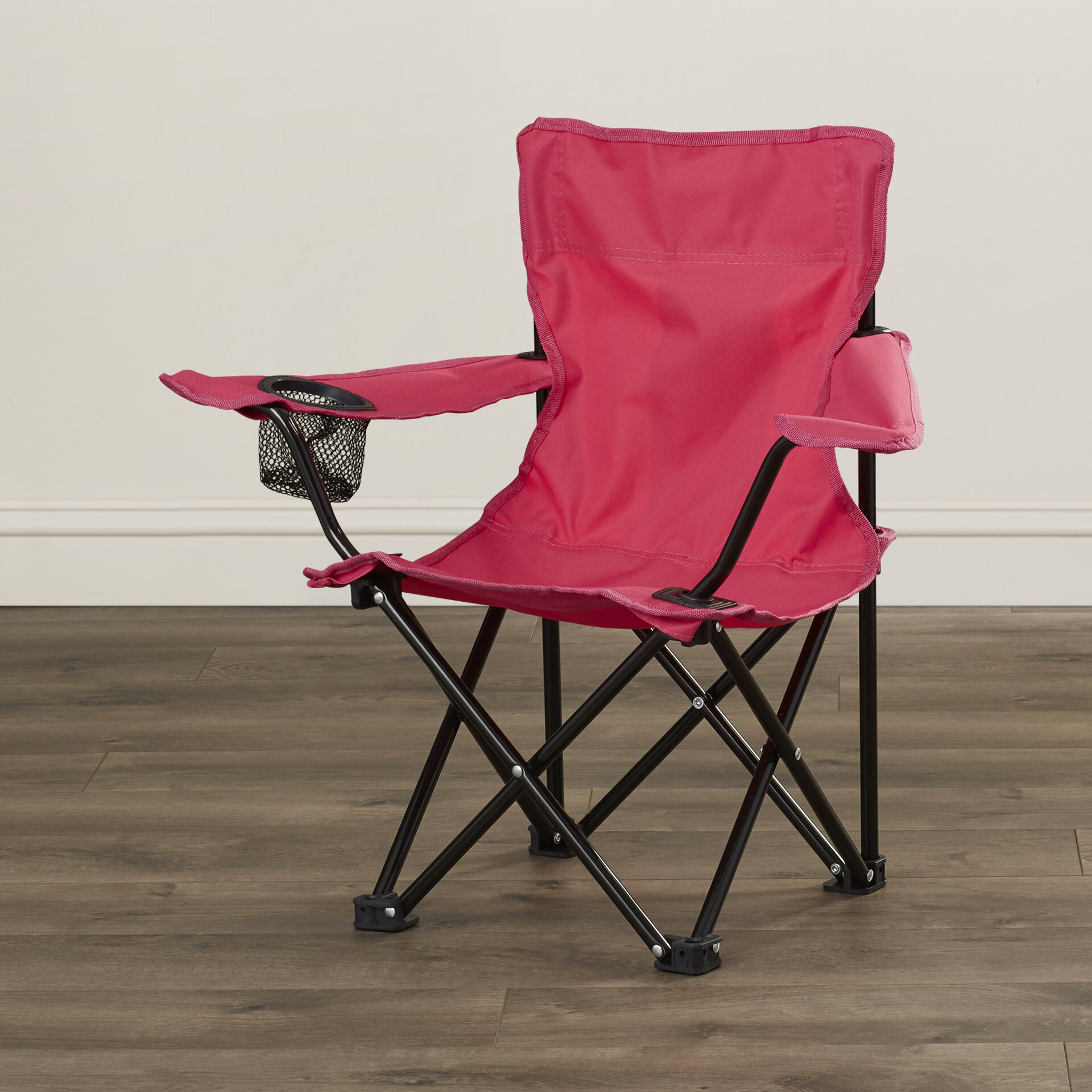 crenshaw outdoor folding kids camping chair with cup holder