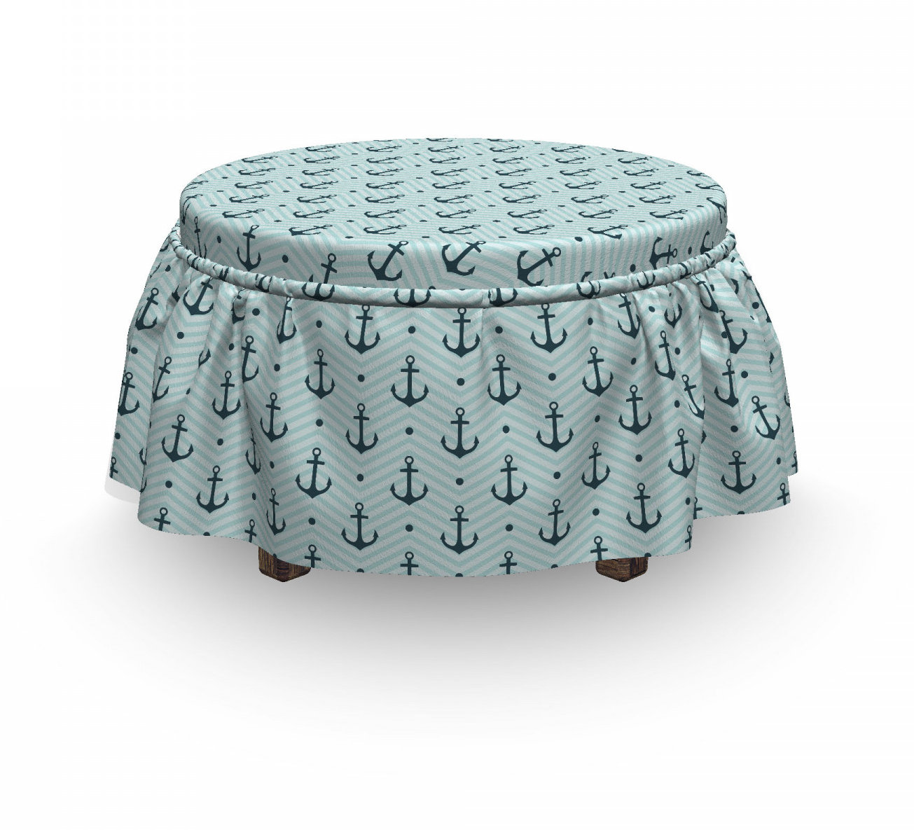 East Urban Home Box Cushion Ottoman Slipcover Wayfair