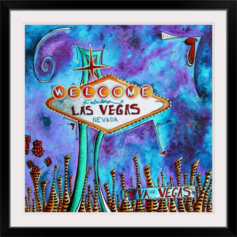 East Urban Home Skyline Series Las Vegas Nevada Usa Graphic Art