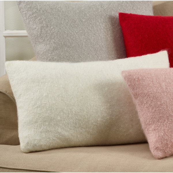 mohair throw pillows