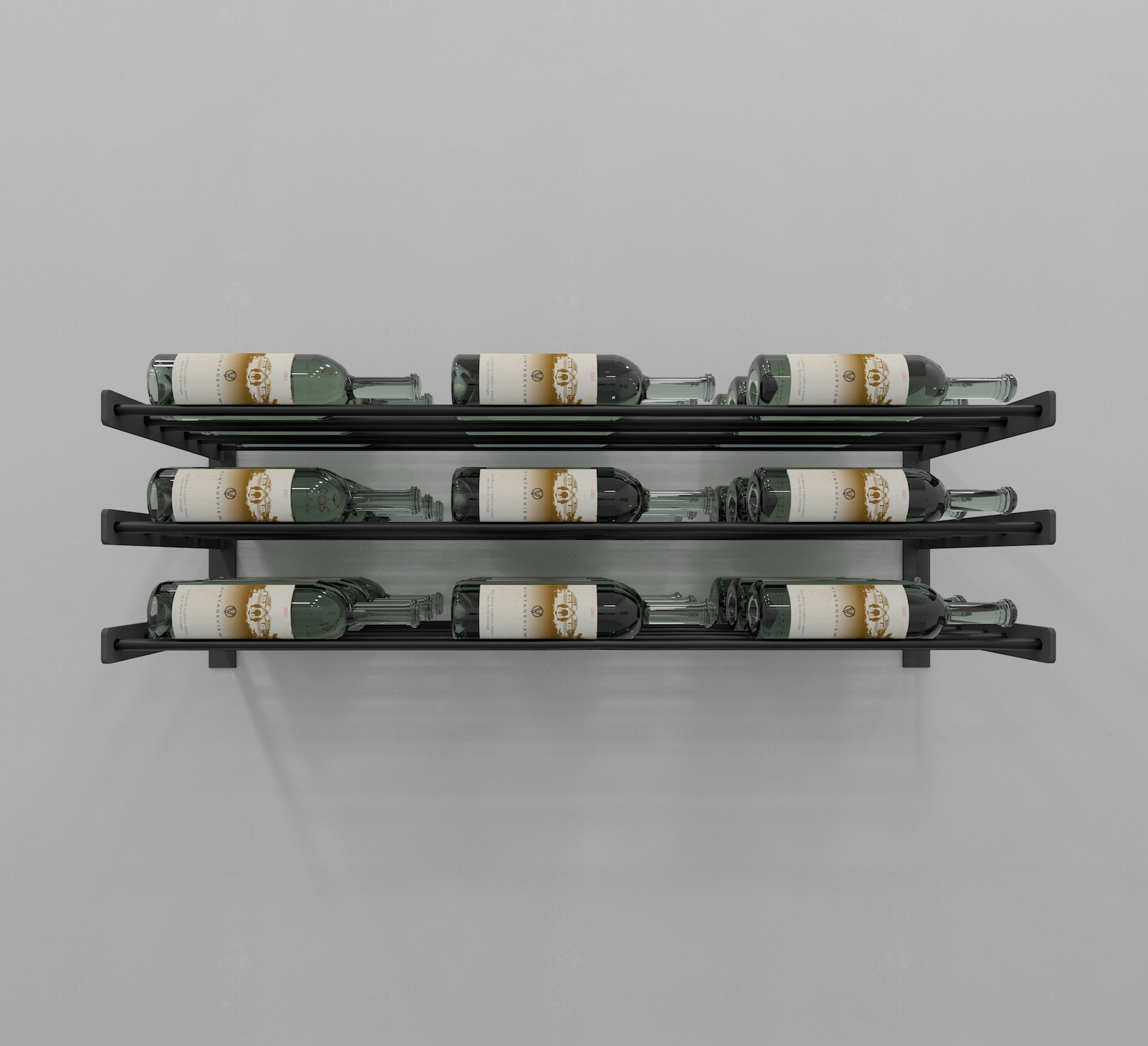 Rebrilliant Idora 27 Bottle Wall Mounted Wine Bottle Rack Wayfair