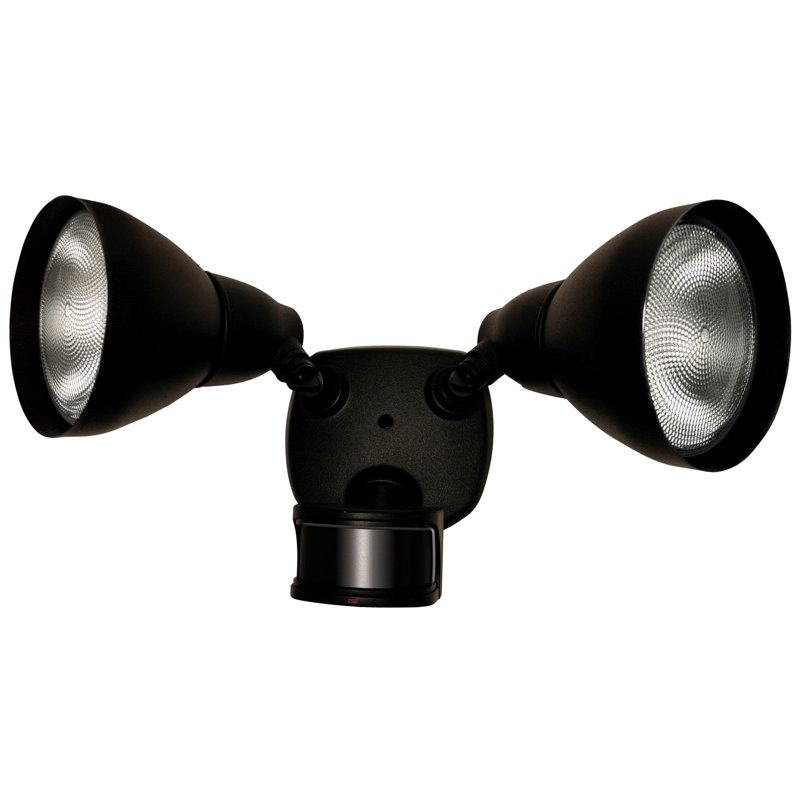 Heathco Dualbrite Outdoor Security Flood Light With Motion Sensor Reviews Wayfair
