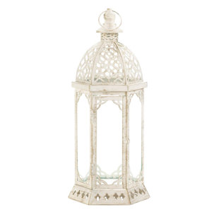 Best Graceful Iron and Glass Lantern By Zingz & Thingz Outdoor Lighting Graceful Iron and Glass Lantern By Zingz & Thingz Outdoor Lighting