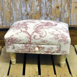Hocker Pheasant aus Textil von Prestington
