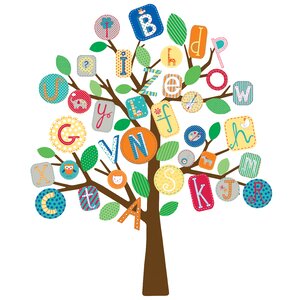 ABC Tree Giant Wall Decal