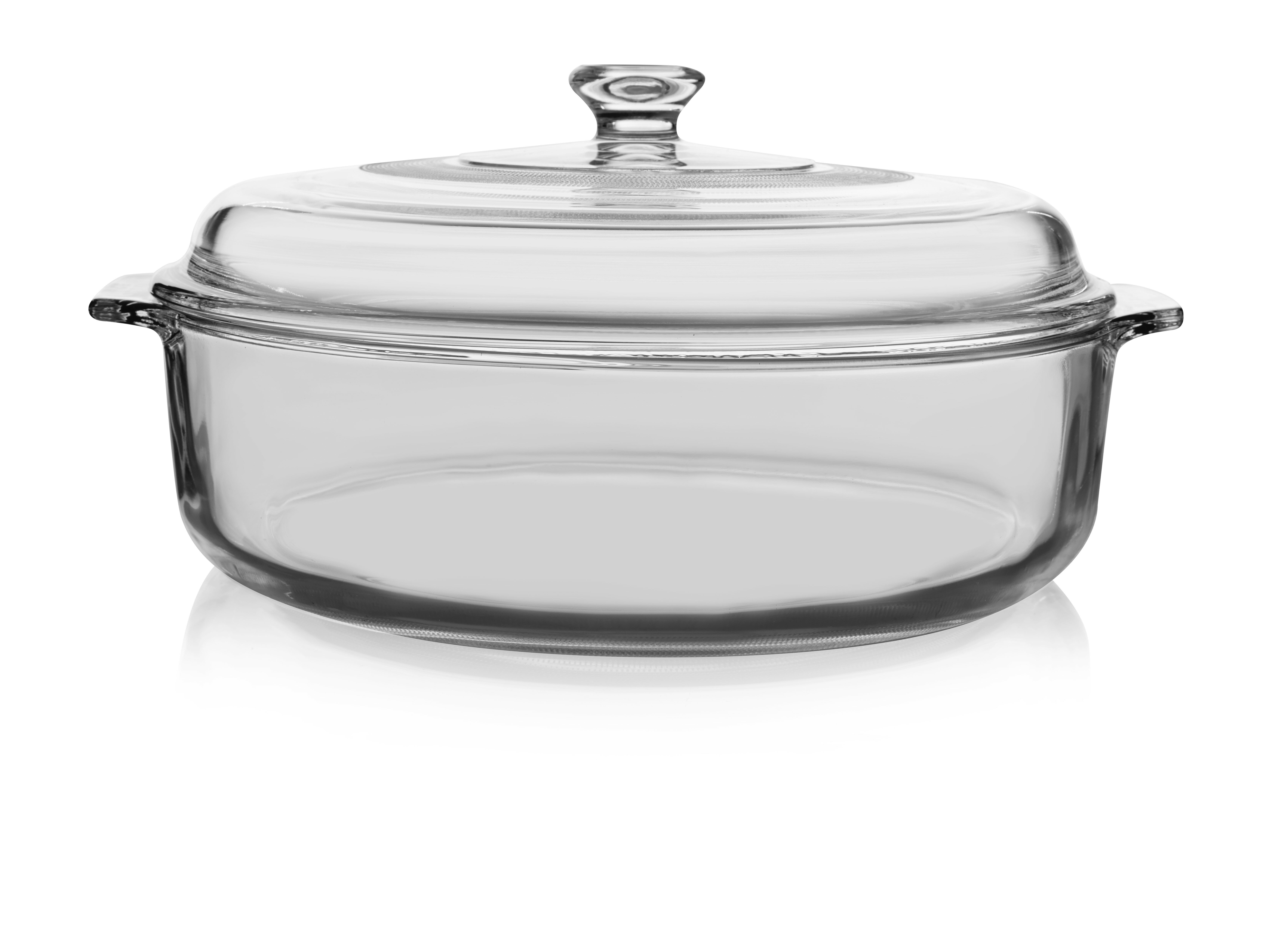 3-quart Libbey Baker's Basics Glass Casserole Dish with Cover 