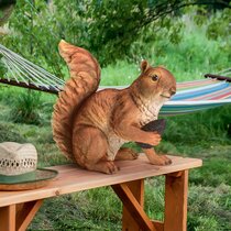 Details about   Summerfield Terrace Standing Squirrel Eating Acorn Garden Figurine 