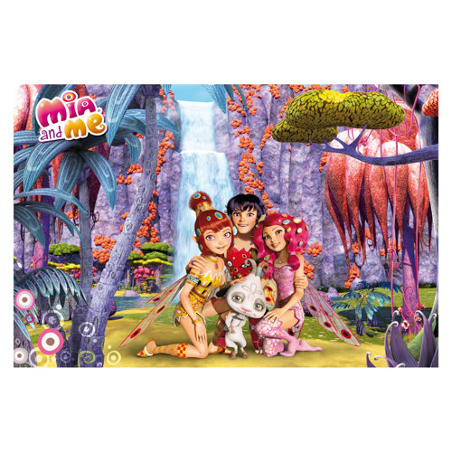 Mia and Me - Mia and Friends 2.25m x 3.36m Textured Matt Peel & Stick Wall Mural East Urban Home