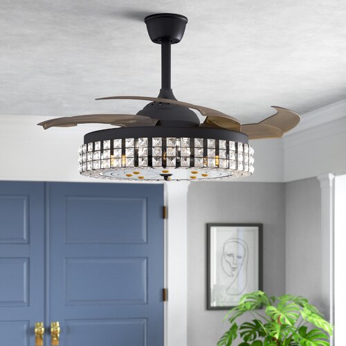 Willa Arlo Interiors Peter 42'' Ceiling Fan with LED Lights | Wayfair