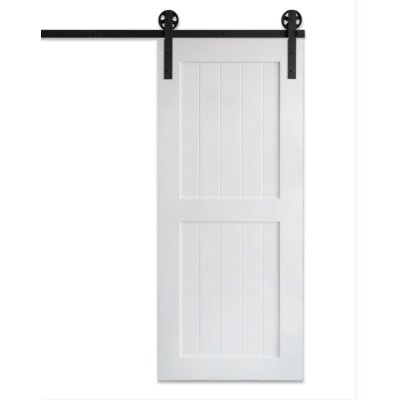 Artisan Hardware Paneled Manufactured Wood Classic Barn Door