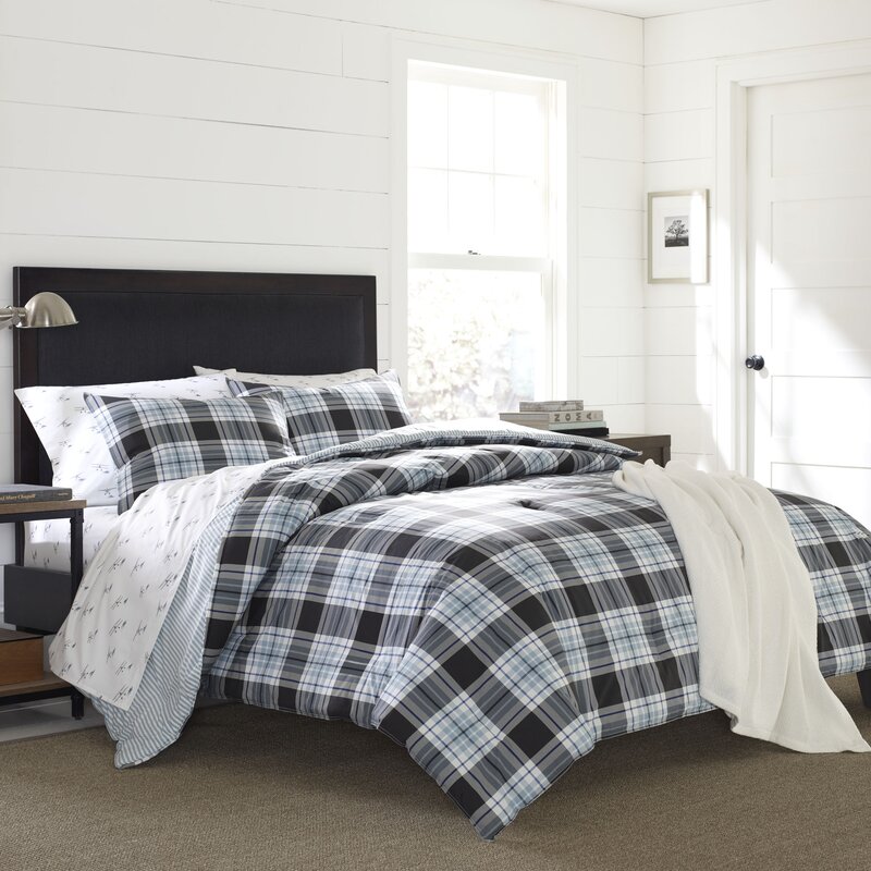 Eddie Bauer Lewis Plaid 2 Piece Duvet Cover Set Reviews Wayfair