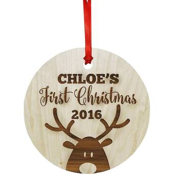 custom first christmas ornament