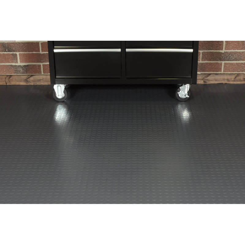 G Floor Coin 8 5 Ft X 24 Ft Garage Flooring Roll Wayfair