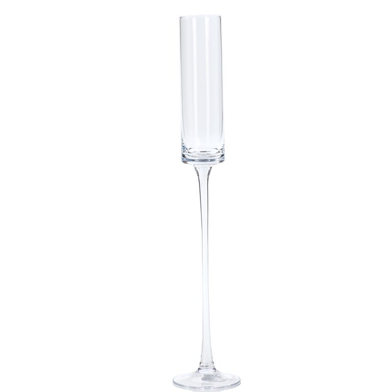 Orren Ellis Sheyla Single Stem Glass Floor Vase Wayfair