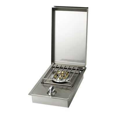 Natural Gas Double Drop-In Side Burner Bull Outdoor